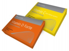 Vitamin D Forte+Vitamin C s postupným uvolňovaním, Pre kompletné doplnenie vitamínu D a vitamínu C